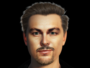 Leonardo DiCaprio 3D Rigged model ready for animation Model 3D