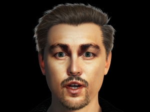 Leonardo DiCaprio 3D Rigged model ready for animation Model 3D