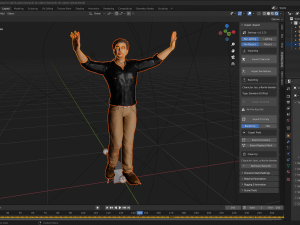 Leonardo DiCaprio 3D Rigged model ready for animation Model 3D