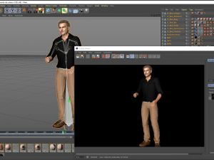 Leonardo DiCaprio 3D Rigged model ready for animation Model 3D