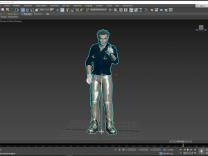 Leonardo DiCaprio 3D Rigged model ready for animation Model 3D