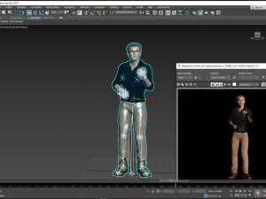 Leonardo DiCaprio 3D Rigged model ready for animation Model 3D