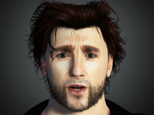 Hugh Jackman 3D Rigged model ready for animation 3Dモデル
