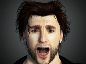 Hugh Jackman 3D Rigged model ready for animation 3Dモデル