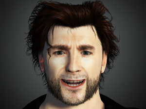 Hugh Jackman 3D Rigged model ready for animation 3Dモデル