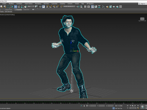 Hugh Jackman 3D Rigged model ready for animation 3Dモデル