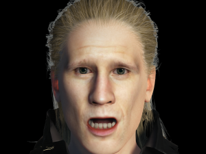 Matt Smith-2 3D Rigged model ready for animation Modello 3D