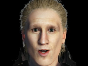 Matt Smith-2 3D Rigged model ready for animation Modello 3D
