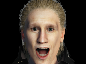 Matt Smith-2 3D Rigged model ready for animation Modello 3D
