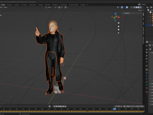 Matt Smith-2 3D Rigged model ready for animation Modello 3D