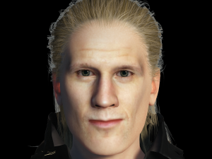 Matt Smith-2 3D Rigged model ready for animation Modello 3D