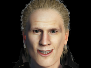 Matt Smith-2 3D Rigged model ready for animation Modello 3D