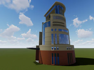 Universit&agrave; King Khalid Arabia Saudita Modello 3D