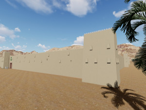 Qasr La Qashlah Saudi Arabia 3D Model