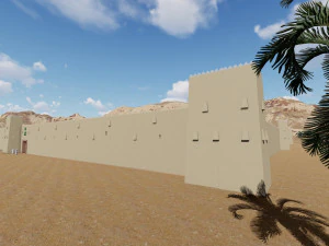 Каср Ла Кашла Саудівська Аравія 3D Модель