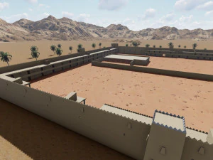 Qasr La Qashlah Saudi Arabia 3D Model
