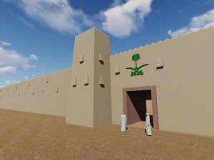 Qasr La Qashlah Saudi Arabia 3D Model