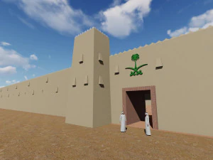 Qasr La Qashlah Saudi Arabia 3D Model