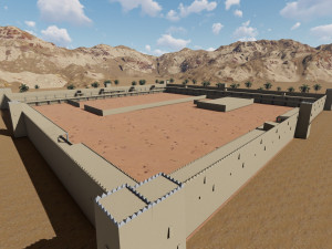 Qasr La Qashlah Saudi Arabia 3D Model