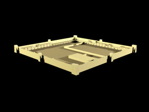 Qasr La Qashlah Saudi Arabia 3D Model