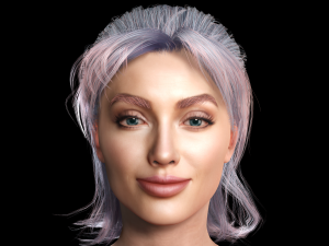 New Angie 3D Rigged model ready for animation Modèle 3D