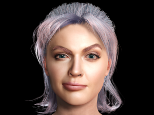 New Angie 3D Rigged model ready for animation Modèle 3D
