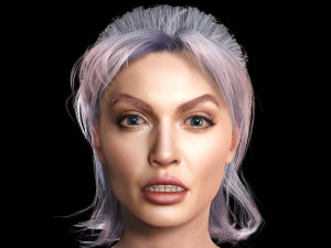 New Angie 3D Rigged model ready for animation Modèle 3D