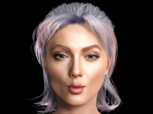 New Angie 3D Rigged model ready for animation Modèle 3D