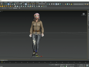 New Angie 3D Rigged model ready for animation Modèle 3D