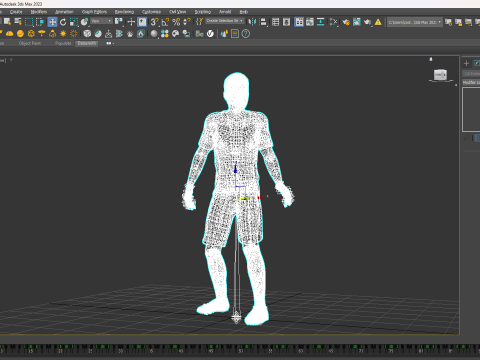 Erling Haaland famous soccer player 3D Rigged model animation 3D-Modell