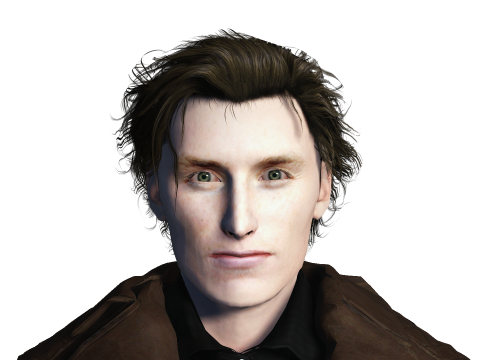 Эдди Редмэйн 3D Rigged Game Ready Персонаж FBX OBJ iAvatar ccProject iProject 3D Модель