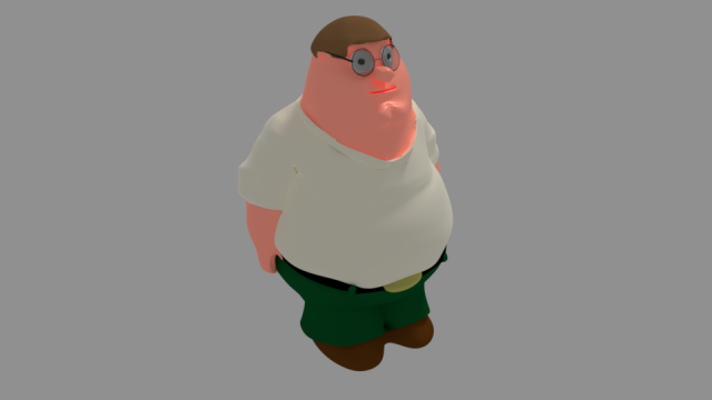 piter griffin 3D Model .c4d .max .obj .3ds .fbx .stl .blend 