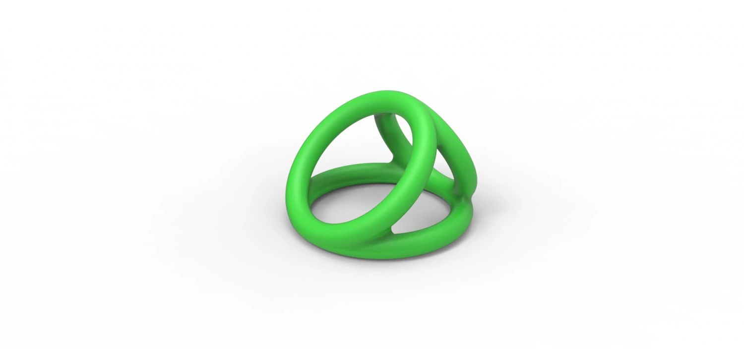 Ring 5 3D Print Model .c4d .max .obj .3ds .fbx .stl .blend 