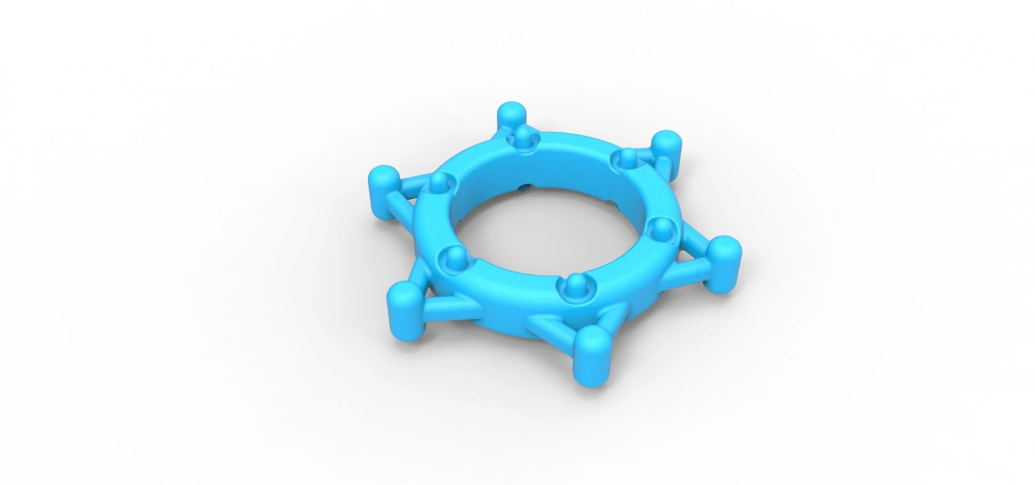 Ring 7 3D Print Model .c4d .max .obj .3ds .fbx .stl .blend 