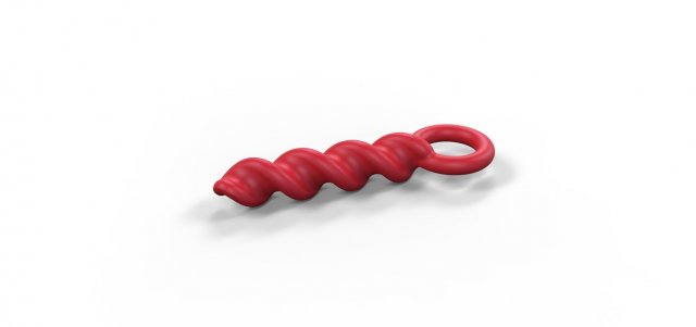 Spiral plug 3D Принт Модель .c4d .max .obj .3ds .fbx .stl .blend