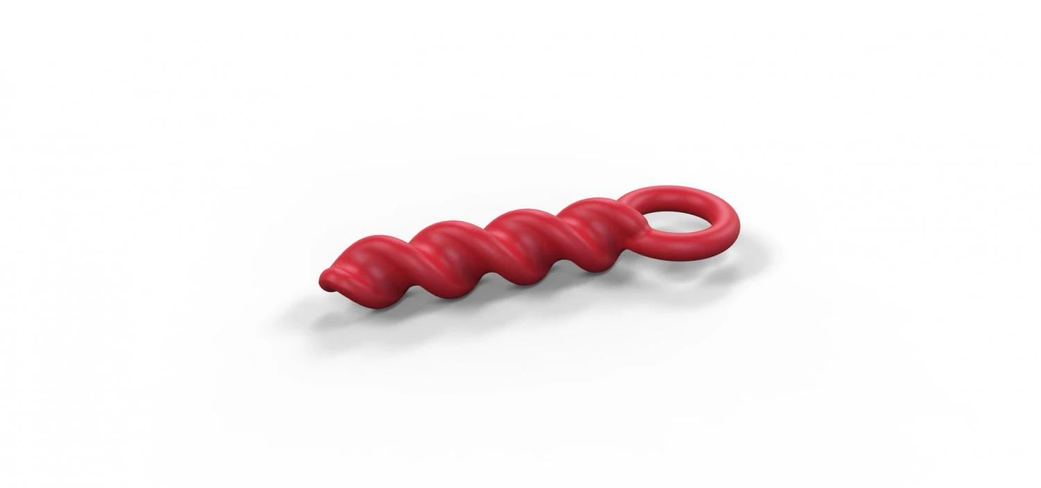 Spiral plug 3D Print Model .c4d .max .obj .3ds .fbx .stl .blend