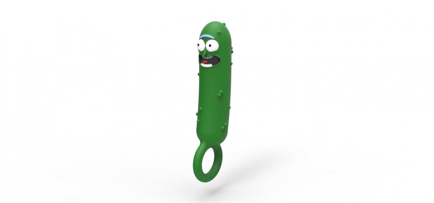 To continue... pickle rick anal plug 3D Modeller. 