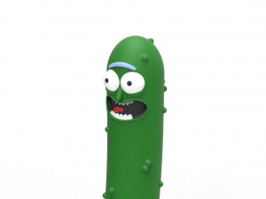 Pickle rick plug 3Dプリントモデル