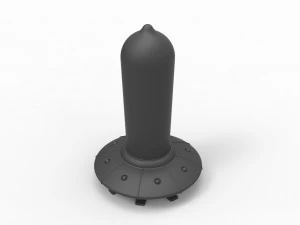 UFO plug 3D Print Model