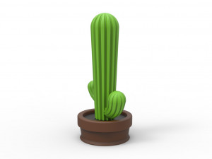 Cactus plug 3D प्रिंट मॉडल