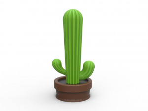 Cactus plug 3D प्रिंट मॉडल