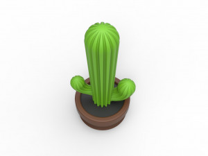 Cactus plug 3D प्रिंट मॉडल