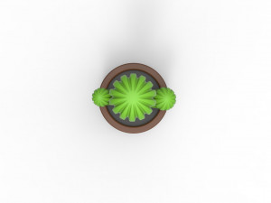 Cactus plug 3D प्रिंट मॉडल