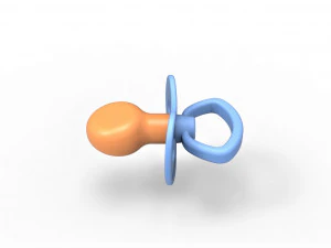 Pacifier plug 3D Print Model