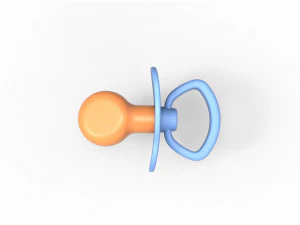 Pacifier plug 3D Print Model