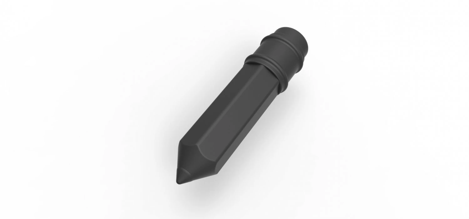 Pencil plug 3D Print Model .c4d .max .obj .3ds .fbx .stl .blend 