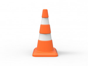 Traffic cone plug Model Cetak 3D