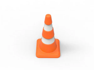 Traffic cone plug 3D Print Model