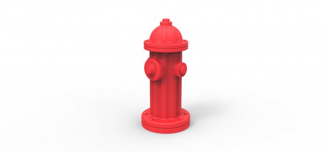 Fire hydrant plug 3D 프린트 모델 .c4d .max .obj .3ds .fbx .stl .blend
