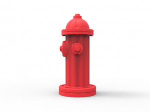 Fire hydrant plug 3D 프린트 모델